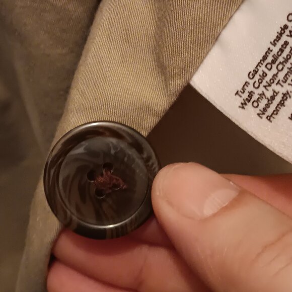 Eddie Bauer Men's Olive Green Canvas Barn Coat Chore Field Jacket Size Large - Picture 11 of 11